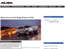 Tablet Screenshot of kugaownersclub.co.uk